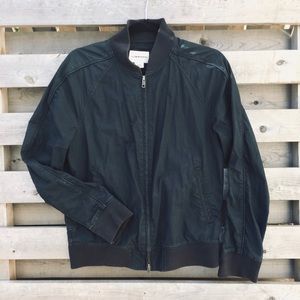 Club Monaco Lightweight Navy Zip Jacket